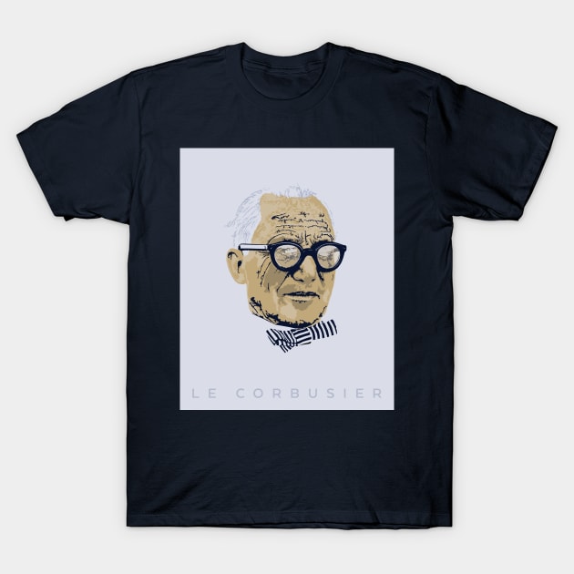 Le Corbusier Poster T-Shirt by TropicalHuman